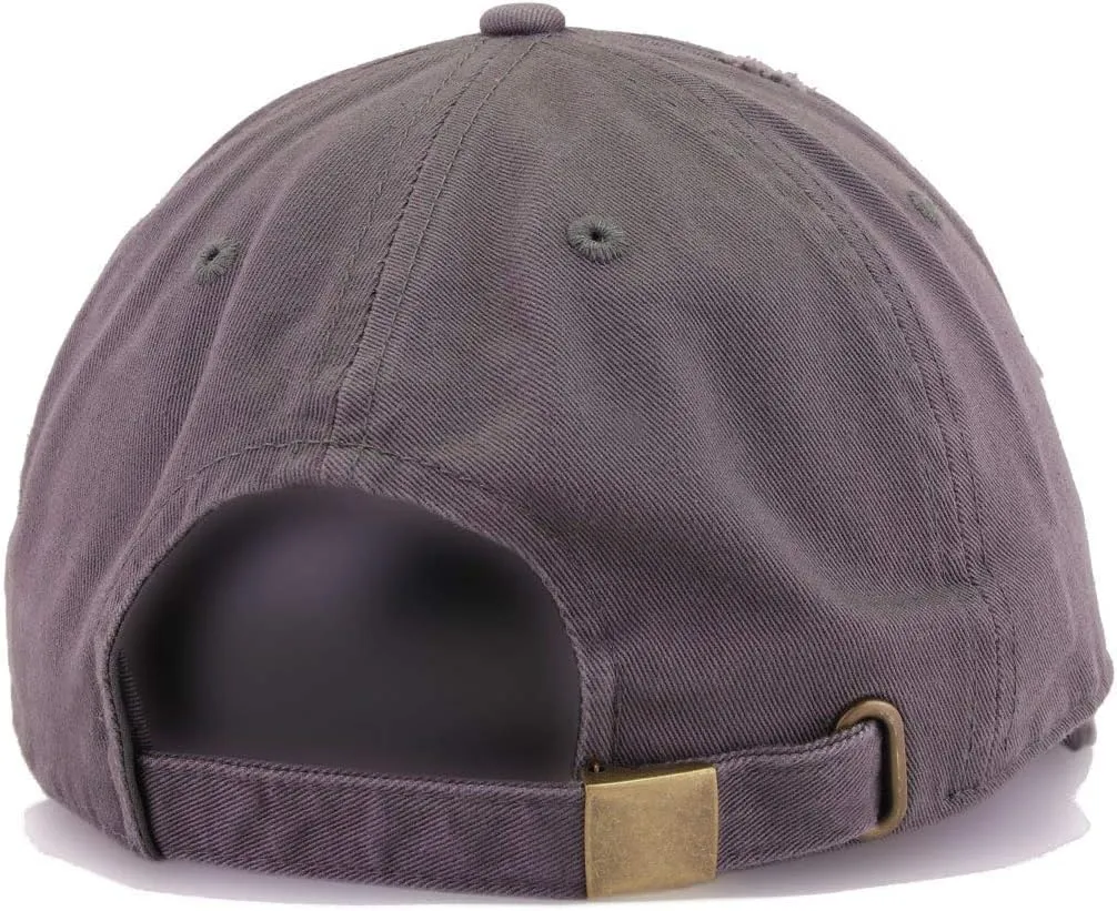 Texas Map Vintage Baseball Cap Embroidered Cotton Adjustable Distressed Dad Hat