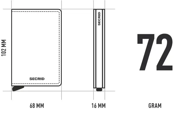 Textured Slimwallet / Click for Styles