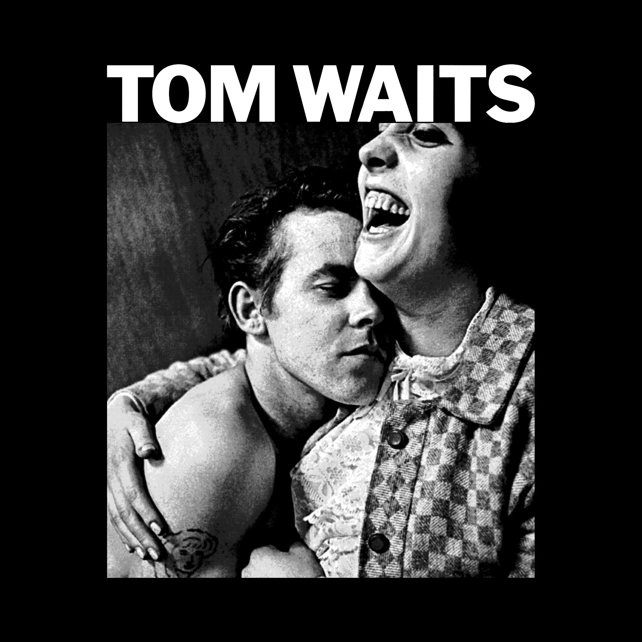Tom Waits Rain Dogs Slim Fit Tee