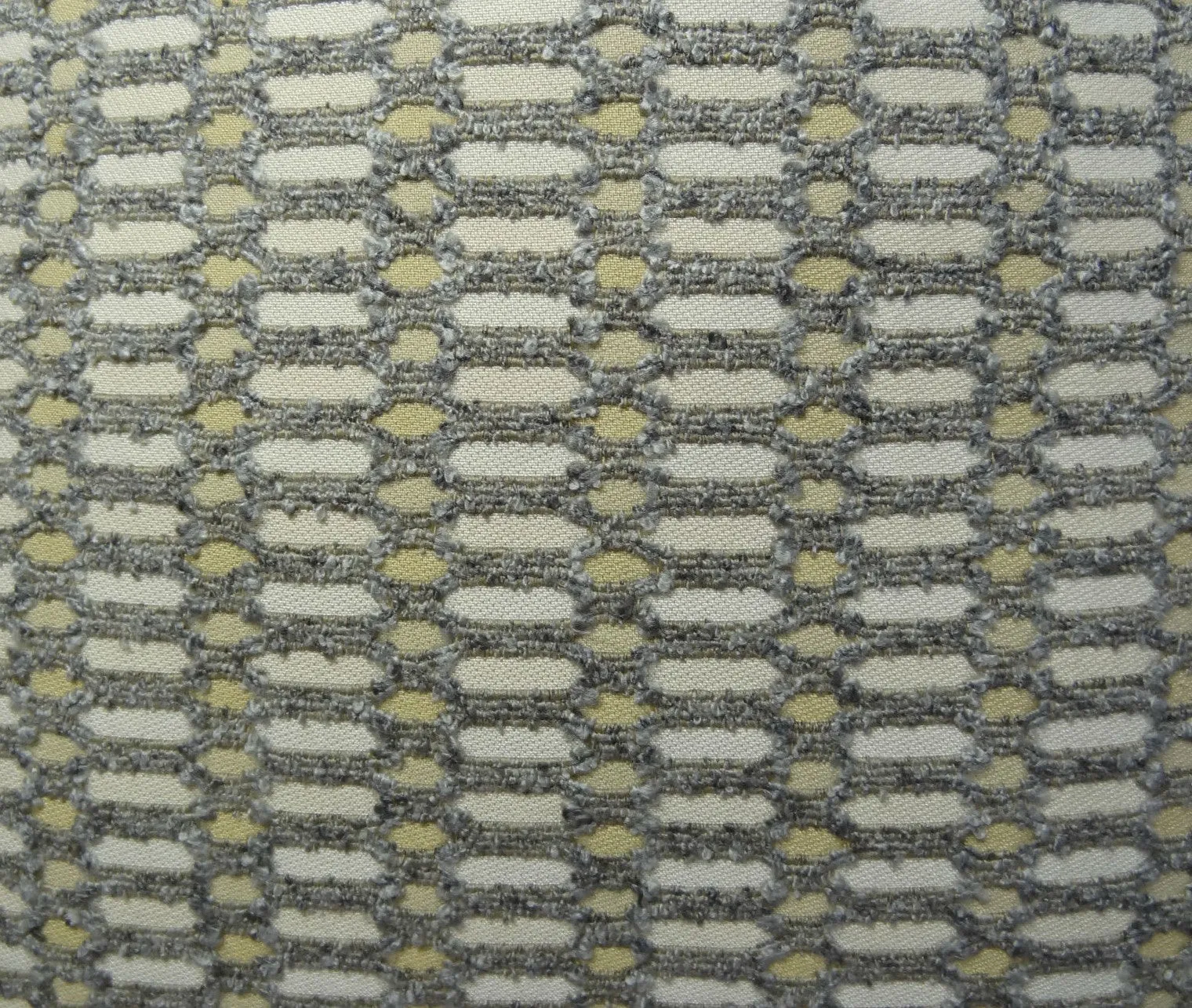 Trivoli Circle Gray and Cream Handmade Luxury Pillow