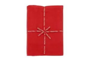 Walton & Co 130 x 280cm Primavera Tablecloth Red