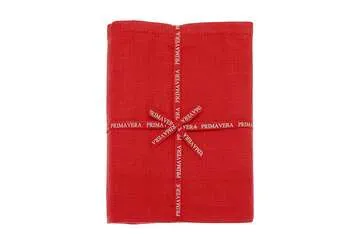 Walton & Co 130 x 280cm Primavera Tablecloth Red
