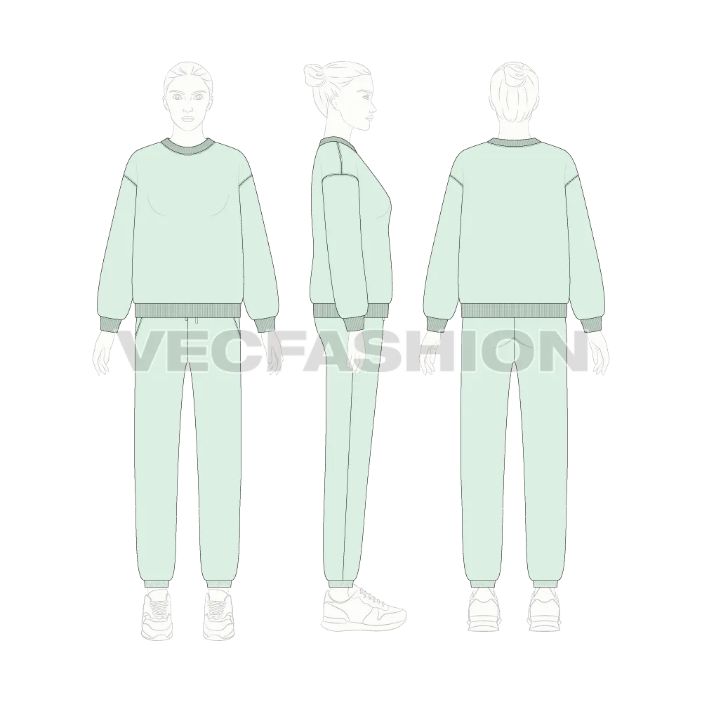 Womens Oversized Sweatsuit