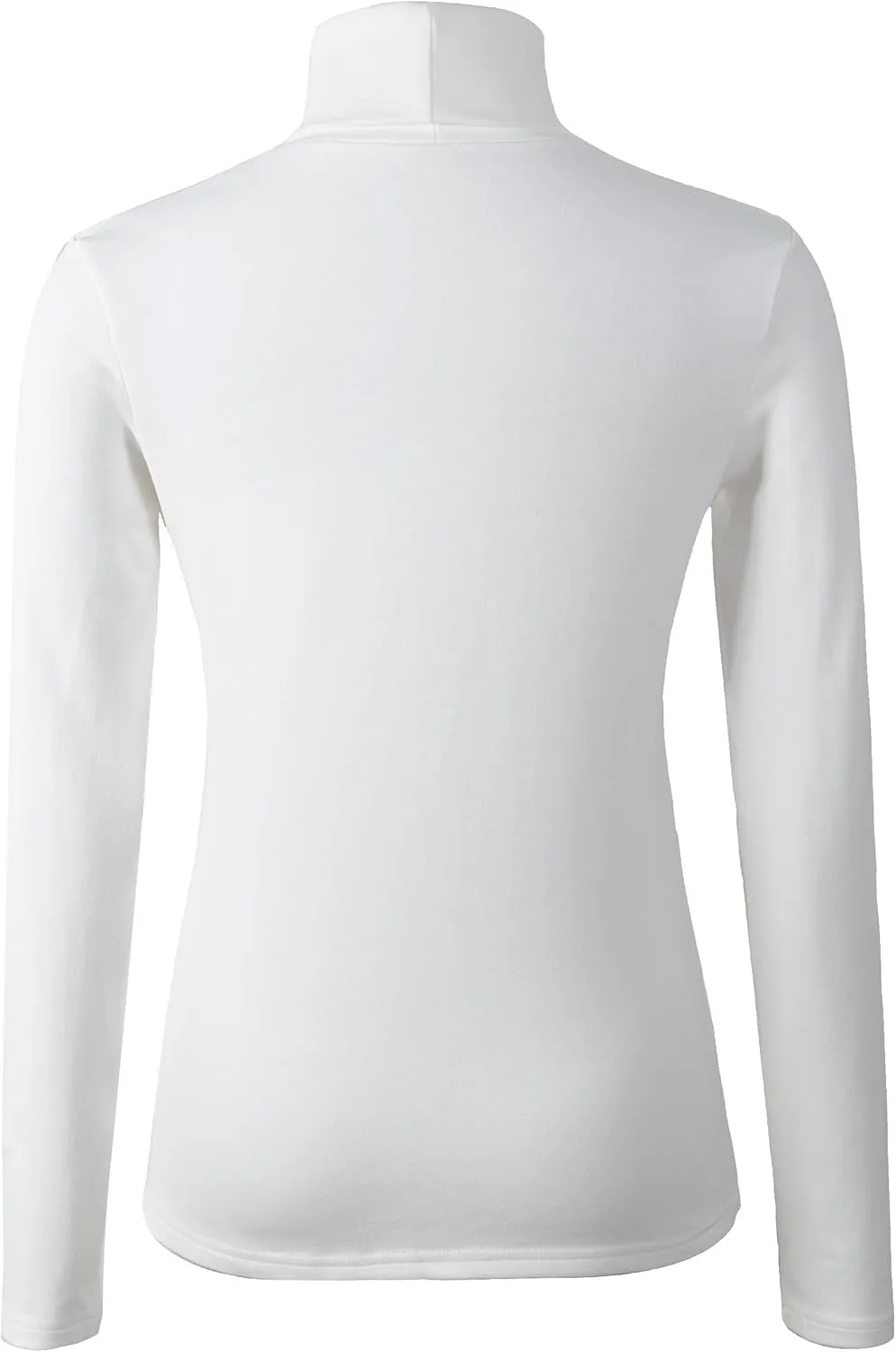 Women's Soft Cotton Turtleneck Top Basic Pullover Sweater