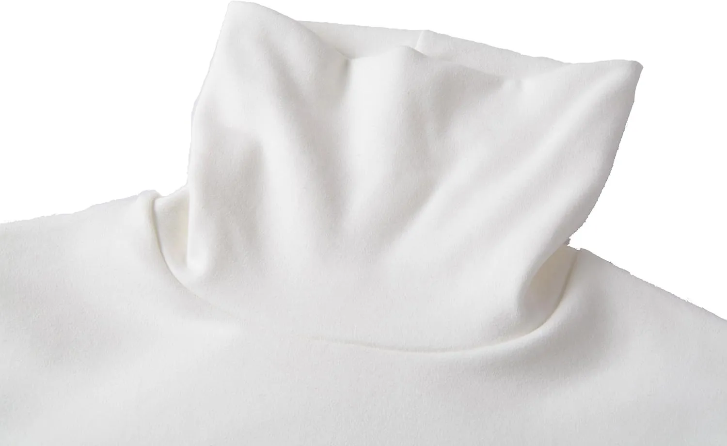 Women's Soft Cotton Turtleneck Top Basic Pullover Sweater